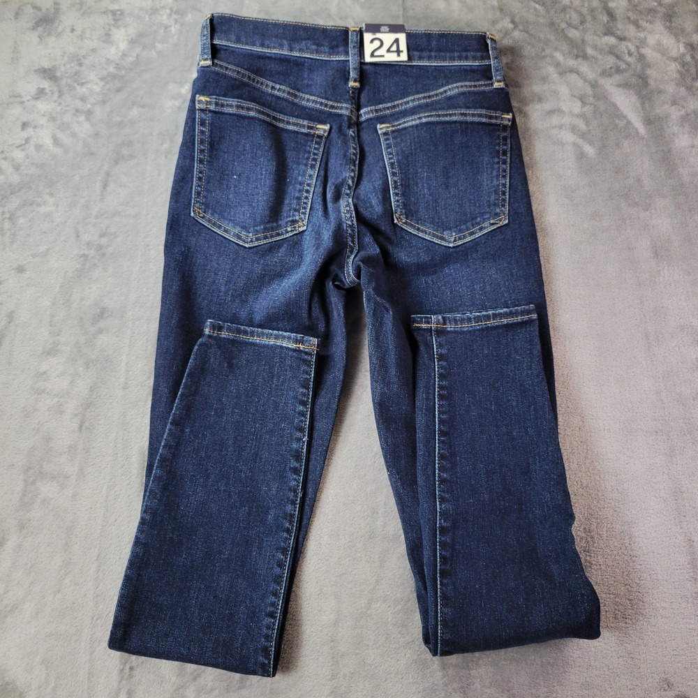 Gap True Skinny High Rise Jeans Dark Indigo Wash 24 00 Regular Everyday NEW - Picture 6 of 10